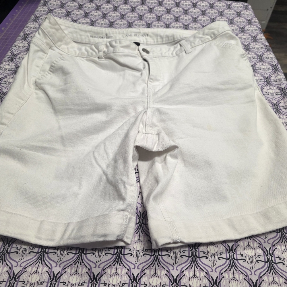 Lane Bryant White Women's Shorts